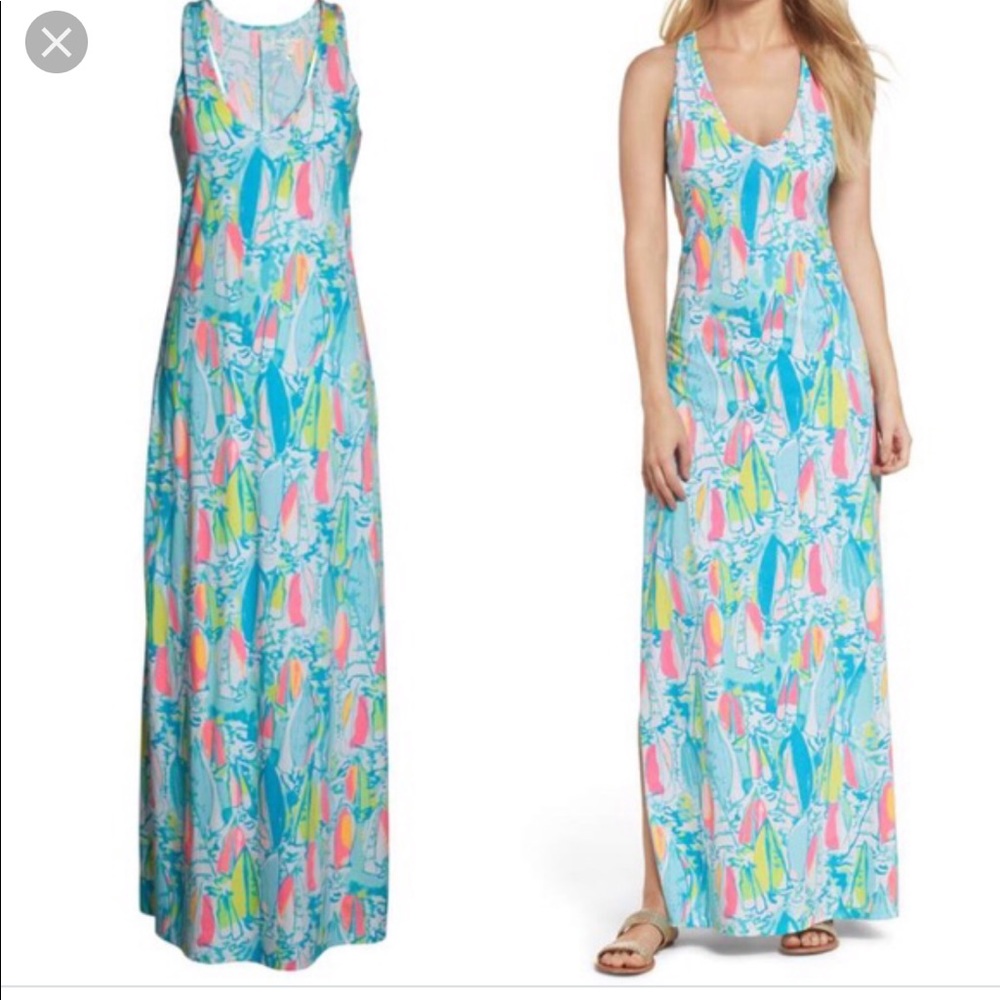 NWT Lilly Pulitzer Kerri maxi dress,beach and bae